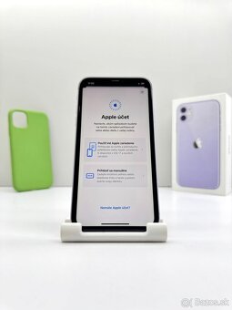 iPhone 11 PURPLE TOP STAV NOVÁ BATÉRIA 100% - 9