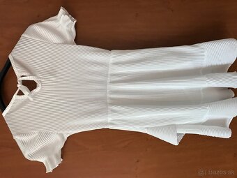 NOVÉ TOMMY HILFIGER white detské saty - 9
