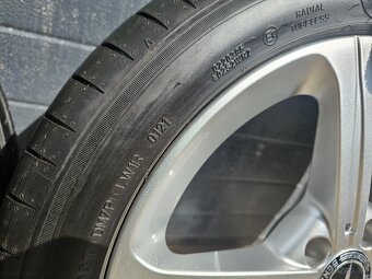 Letná Sada Mercedes 5x112 17"+Zánovné Letné Pneu 205/50 R17 - 9