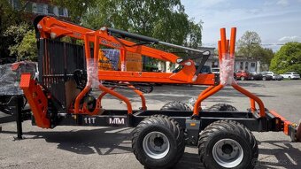 Vyvažecí vlek vyvažečka, vývozka MTM 10T Ruka 6.6m - 9