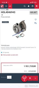 Predám turbo IVECO TRAKKER - 9