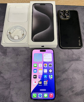 Apple iPhone 15 Pro Max 256 GB Black Titanium / 85% zdravie - 9