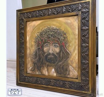 Maľba v ráme "Ježiš" - 9