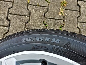 5X112 R20 ORIGINAL AUDI-ZIMNA SADA-255/45 R20 MICHELIN - 9