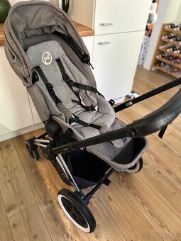 Cybex Priam 3v1 – veľmi zachovalý, farba šedá - 9