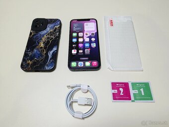 APPLE IPHONE 12 128GB BLACK,ZDRAVIE BATERKY 100% - 9