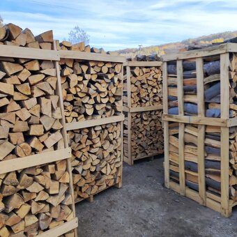 Palivové drevo v klietkach - kamiónové odbery - 9