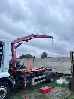 Renault midlum 12.180, hákový nosič kontejneru 1m, HR - 9