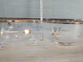 sklenená misa, žardiniéra, váza, kamenná váza - 9