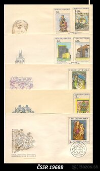 Poštové známky, filatelia: ČSSR, FDC obálky - 9