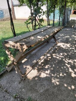 Rám starožitného sedliackeho stola pre 12 ĺudí - 9