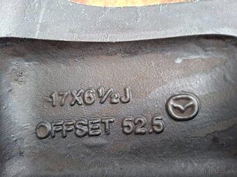 Org. hliníkové disky Mazda R17, 5x114,3 - 9