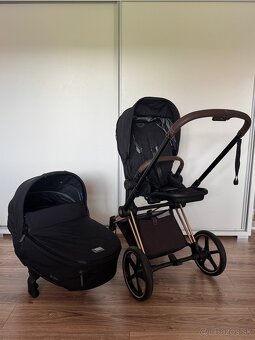 Cybex priam rosegold - black kočík - 9