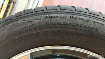 Elektróny 4x98 R15, 6 1/2J ET 35 + pneu 205/60 Matador - 9