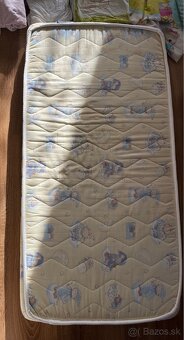 Detská postieľka+ matrac+perina a vankúšik+ doplnky - 9