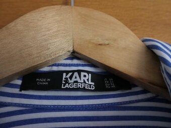 KARL LAGERFELD luxusne vysivane,kvalitne saty S/M - 9