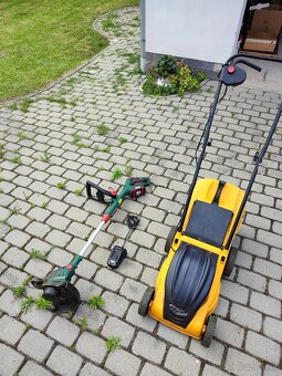 kosacka Riwall Pro REM 3310i + strunova kosacka Parkside AKU - 9