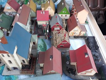 Modelová železnica-domčeky...TT...1:120... - 9
