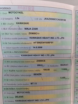 Kawasaki zx 9r - 9