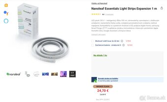 Nanoleaf Essentials Light Strips 2+1 m set – nový, zabalený - 9