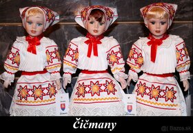 Predám nové slovenské krojované bábiky č. 4 - 9