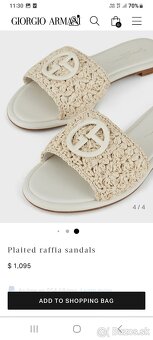 Nove topánky, slapky Giorgio Armani - 9