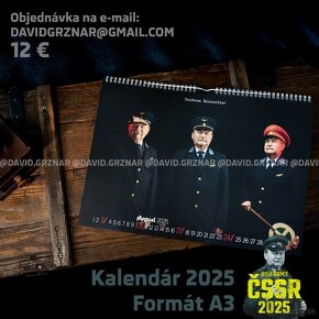 RETRO KALENDÁR 2025 Uniformy ČSSR - 9