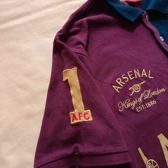 Arsenal FC official polokošeľa s krátkym rukávom tričko XL - 9