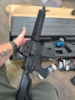 Airsoft AR15 MK18 Alpha + Glock 17 - 9