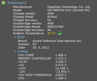 Gigabyte GA-990FXA-UD3 + FX-8320 + Mugen 3 + 16 GB HyperX - 9