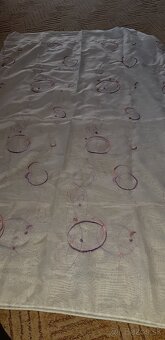 Záclony – biele, vzorované, mix - 9