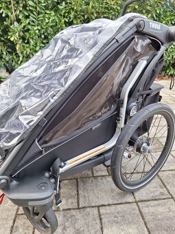Predám Thule Chariot Sport 2 – Midnight Black (TOP STAV, pln - 9