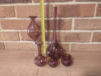 váza, košík, fúkané sklo, misa, hutné sklo - 9