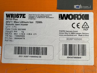 Robotická kosačka Worx Landroid M700 2.0 + ACS + Off Limits - 9