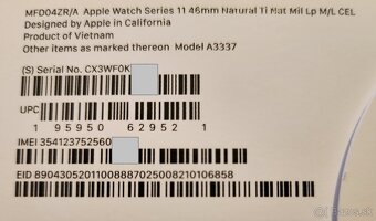 Apple Watch 11, 46 mm Natural Titanium Milanese Loop - 9