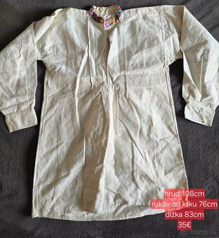 Stary kroj MUŽSKÉ KOŠELE A NOHAVICE - 9