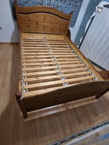 drevena posteľ - 140 x 200 cm - 9
