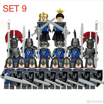 Figúrky Rytieri 5 - typ lego, nové, nehrané - 9