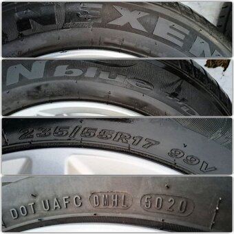 5x120 R17 BMW 5 Lúč + Pneu 235 55 R17 6mm - 9