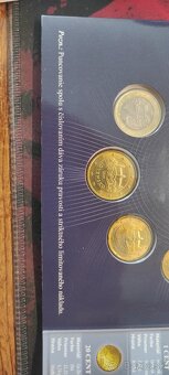 Veľmi vzácna sada prvých euromincí SR - 9