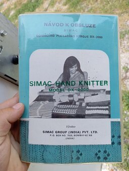Predám pletací stroj Simac Hand Knitter model dx 2000 - 9