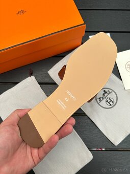 Hermes slapky full box. - 9