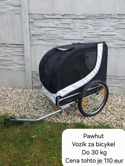 Viaceré vozíky za bicykel pre psy Pawhut a Kesser - 9