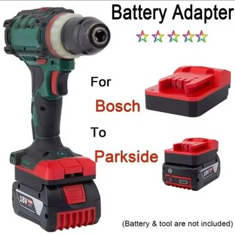 Adaptéry a redukcie na aku batérie rôznych značiek 18V-20V - 9