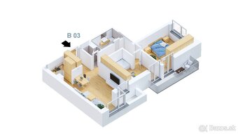 7 bytov VOĽNÝCH - Bytový dom "B"  |  LUNA RESIDENCE - 9