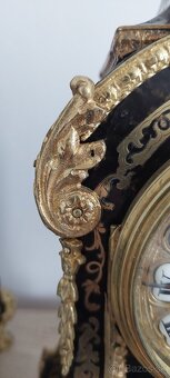 Francúzske hodiny Boulle, Japy Freres and Cie - 9