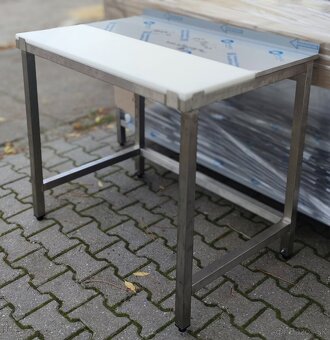 Gastro stoly, nerezové, pracovné, kuchynské, rozrábkové - 9