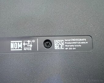 HP 255 G4 / AMD E1 / 4GB RAM / 120GB SSD /15.6" nepoužívaný - 9