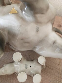 slon, slony, sloníci royal dux, kameň ónyx - 9