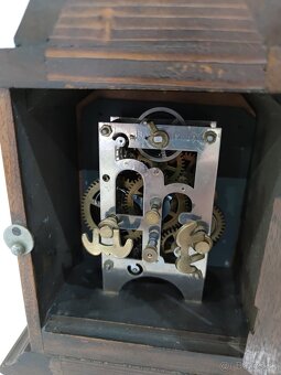 Drevene Hodiny domcekove Junghans - 9